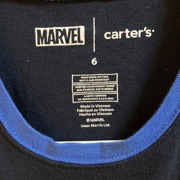 CAPTAIN AMERICA Toddler MARVEL Comics Superhero Tshirt Unisex Size 6 - Picture 9 of 10